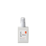 Facial tonic bottle with pump dispenser.