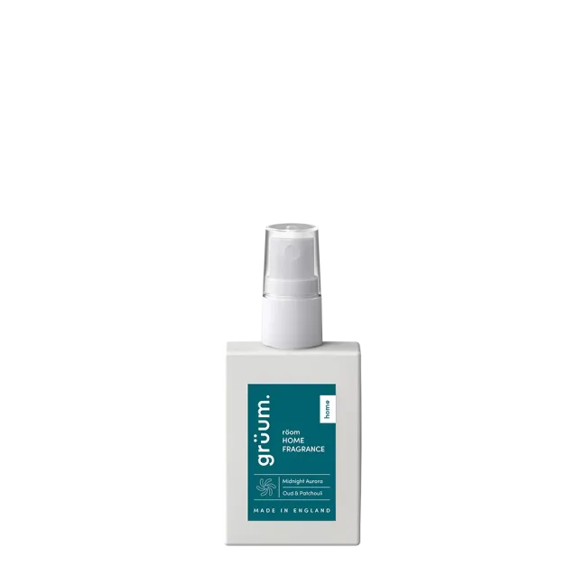 Gruum room fragrance spray bottle